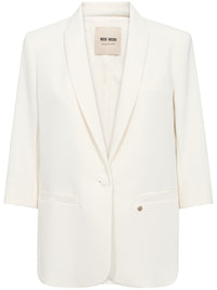 Mos Mosh Junie 3/4-hihainen Bleiseri Luonnonvalkoinen