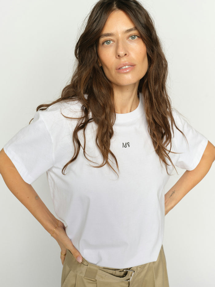 Mos Mosh Lail Cherry Kirsikka T-Paita Valkoinen