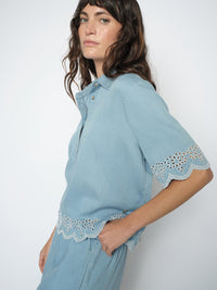 Mos Mosh Magda Softy Pusero Vaaleansininen