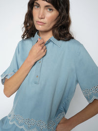 Mos Mosh Magda Softy Pusero Vaaleansininen