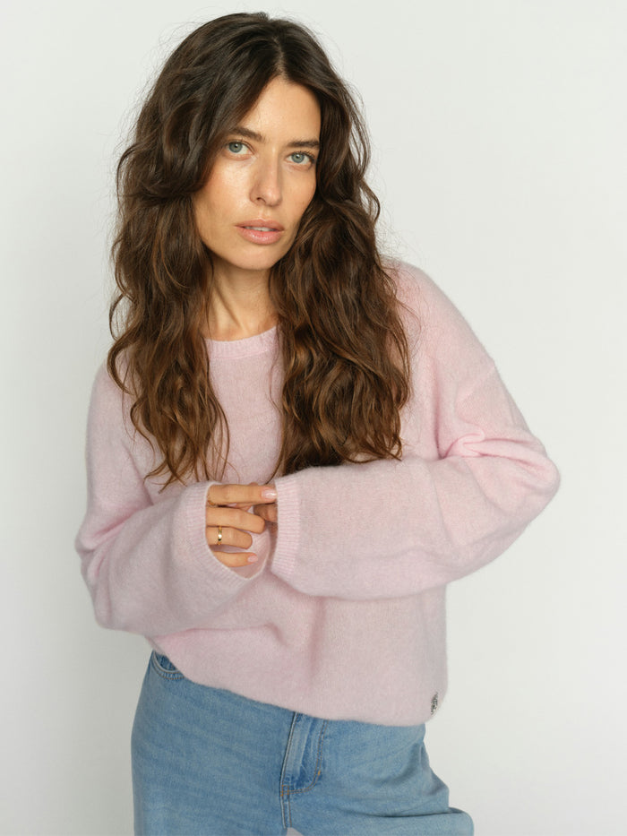 Mos Mosh Mape Alpakkaneule Vaaleanpunainen