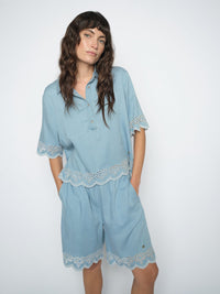 Mos Mosh Magda Softy Pusero Vaaleansininen