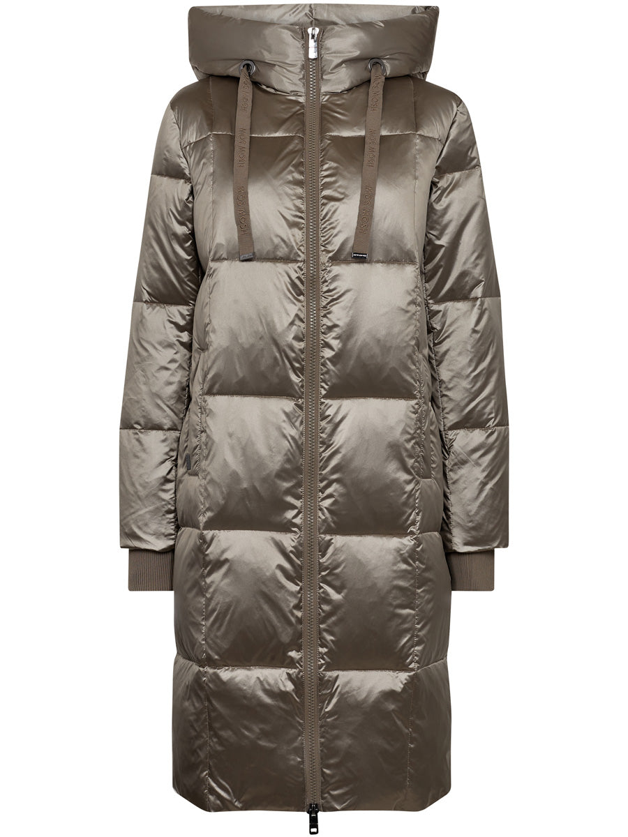 Mos Mosh Nova Metallic Down Jacket Untuvatakki Brindle