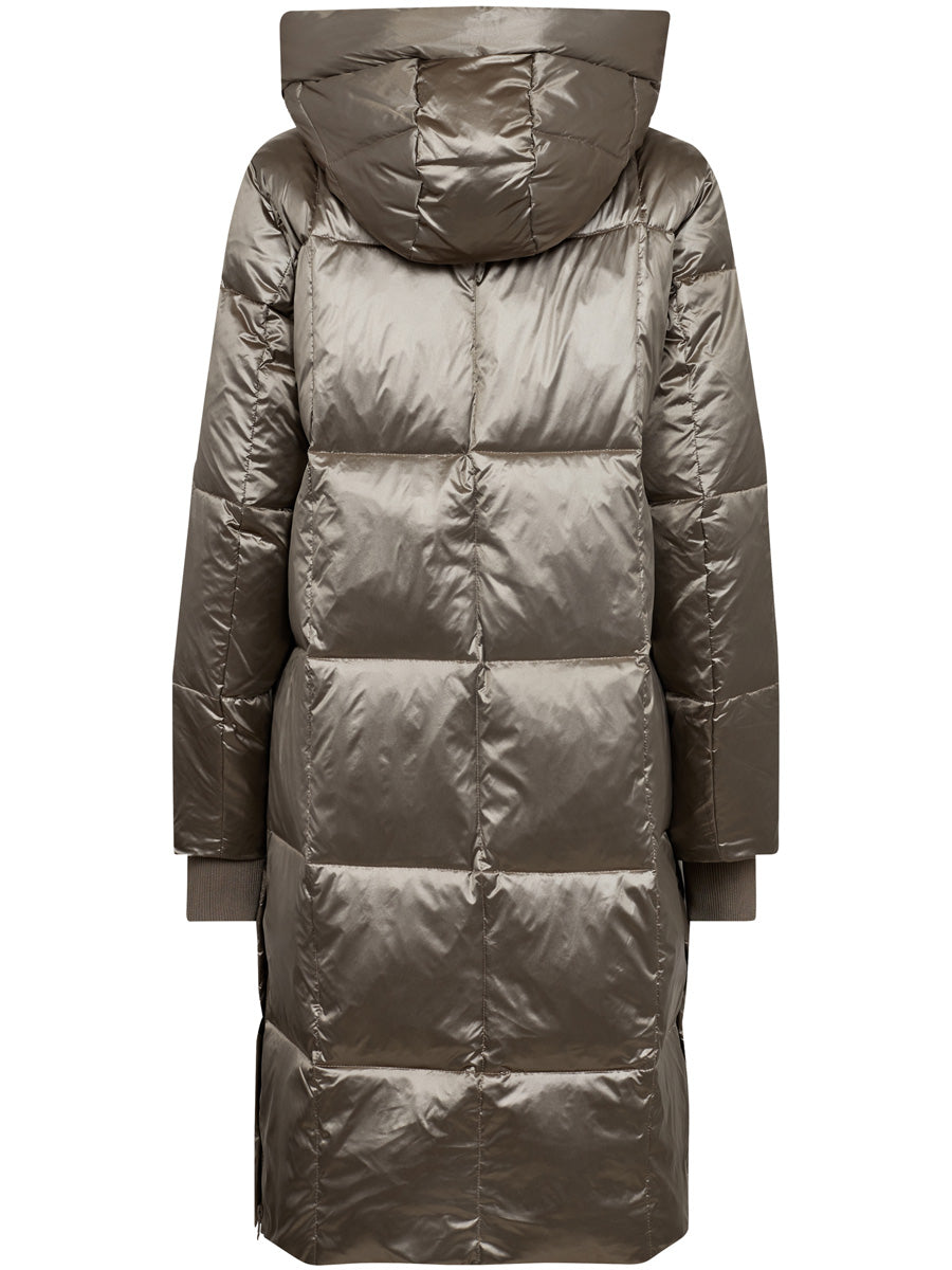 Mos Mosh Nova Metallic Down Jacket Untuvatakki Brindle