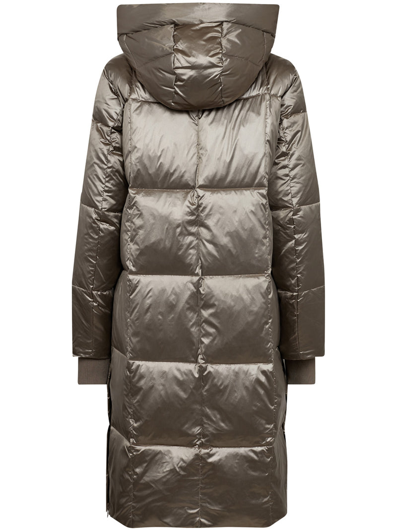Mos Mosh Nova Metallic Down Jacket Untuvatakki Brindle