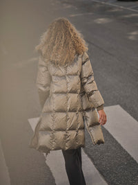 Mos Mosh Nova Metallic Down Jacket Untuvatakki Brindle