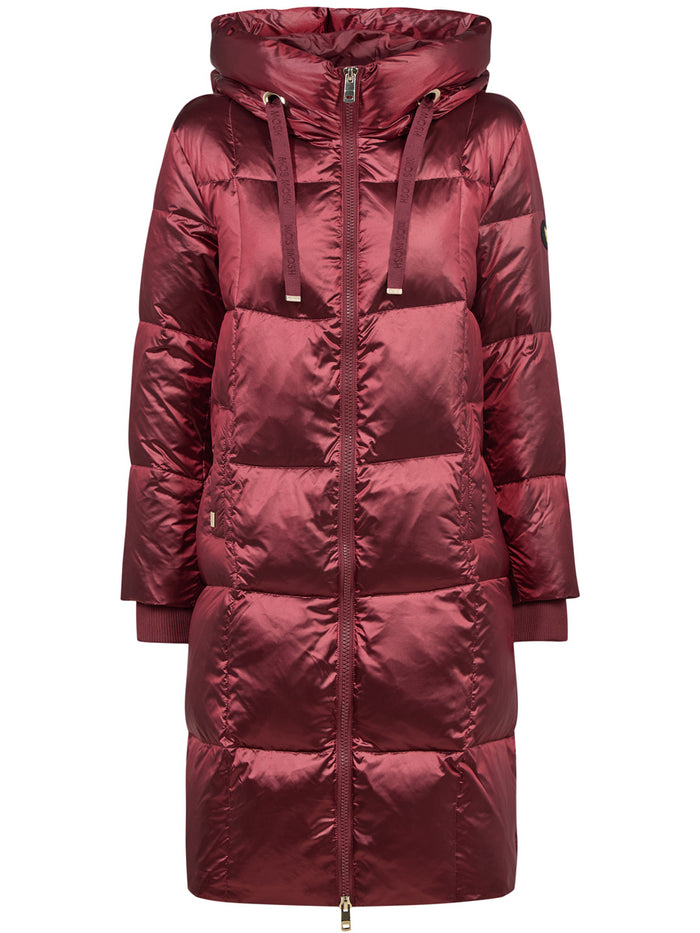 Mos Mosh Nova Metallic Untuvatakki Viininpunainen