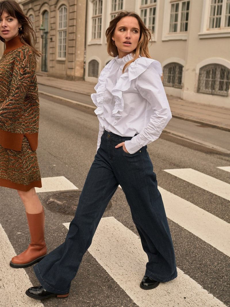 Mos Mosh Reem Janya Jeans Dark Blue