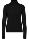 Mos Mosh Relena Highneck knit poolopusero Black