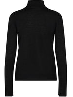 Mos Mosh Relena Highneck knit poolopusero Black