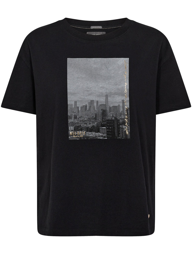 Mos Mosh Sharma O-SS Tee Black