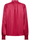 Mos Mosh Sille Glossi Blouse Bright Rose