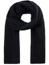 Mos Mosh Thora Knit Scarf Black