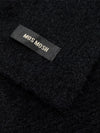 Mos Mosh Thora Knit Scarf Black