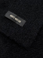 Mos Mosh Thora Knit Scarf Black