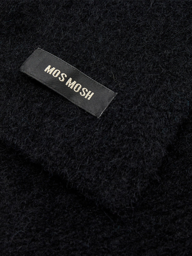 Mos Mosh Thora Knit Scarf Black