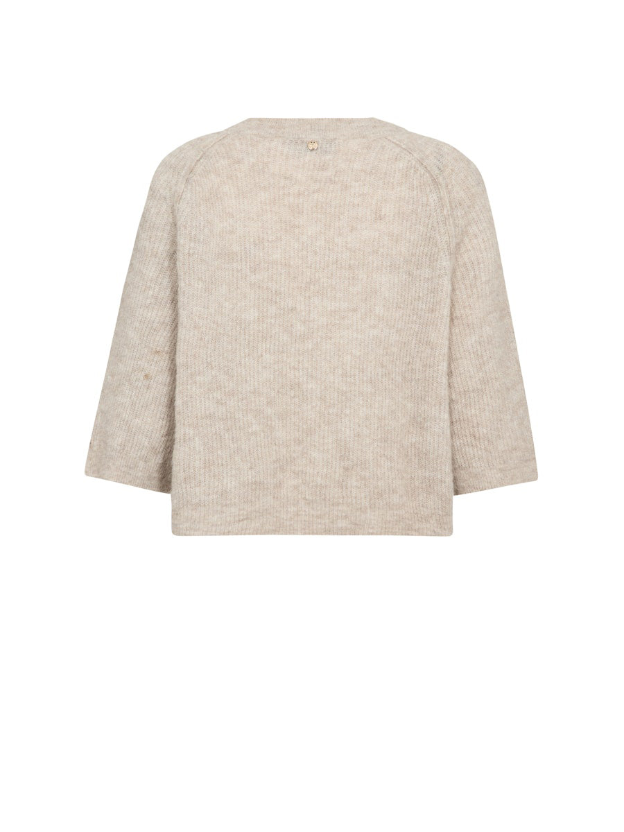 Mos Mosh Thora Lizet Neuletakki Beige