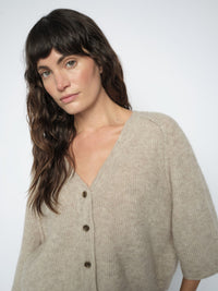 Mos Mosh Thora Lizet Neuletakki Beige