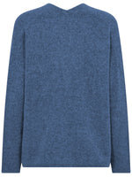 Mos Mosh Thora V-Neck Knit Quiet Harbour