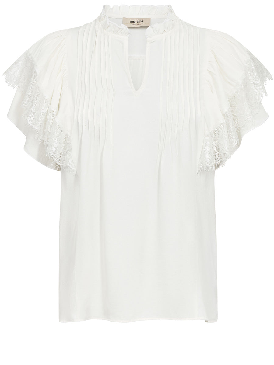 Mos Mosh Wea Flowish Pusero Valkoinen
