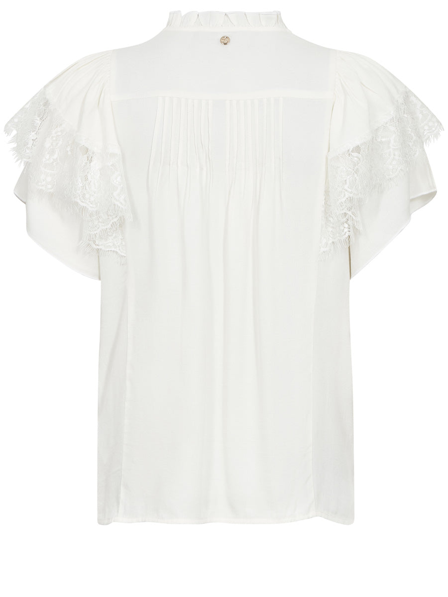 Mos Mosh Wea Flowish Pusero Valkoinen