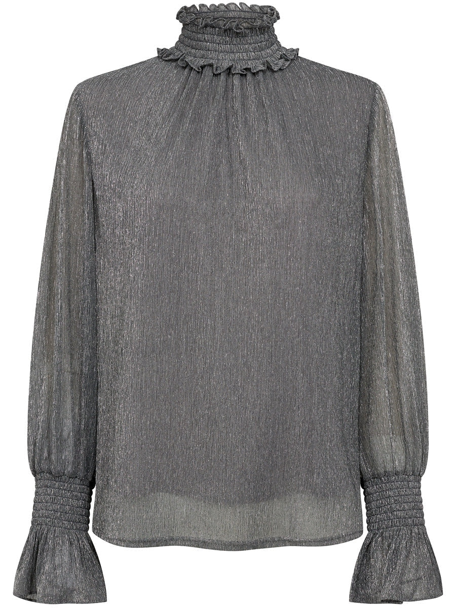 Mos Mosh Ximena Glam Blouse Silver