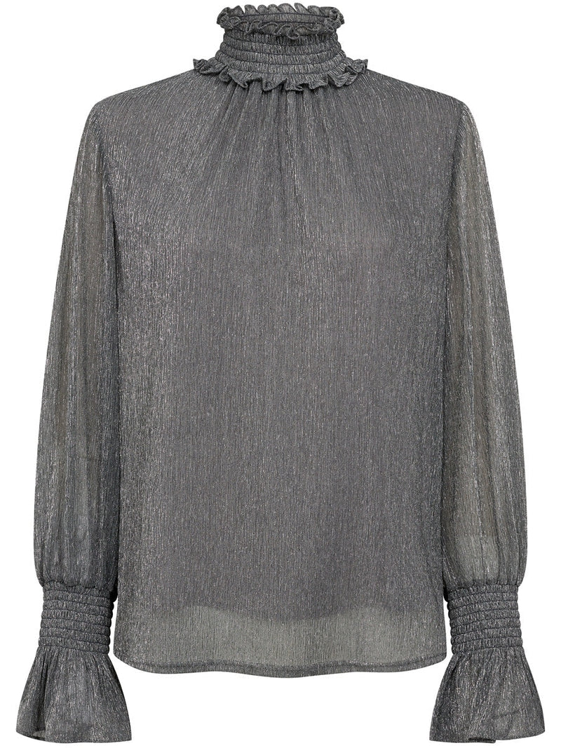 Mos Mosh Ximena Glam Blouse Silver