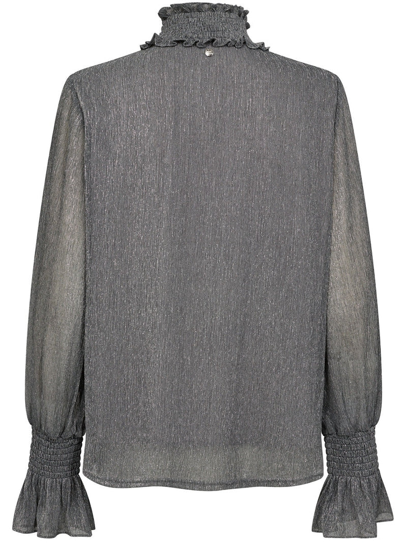 Mos Mosh Ximena Glam Blouse Silver