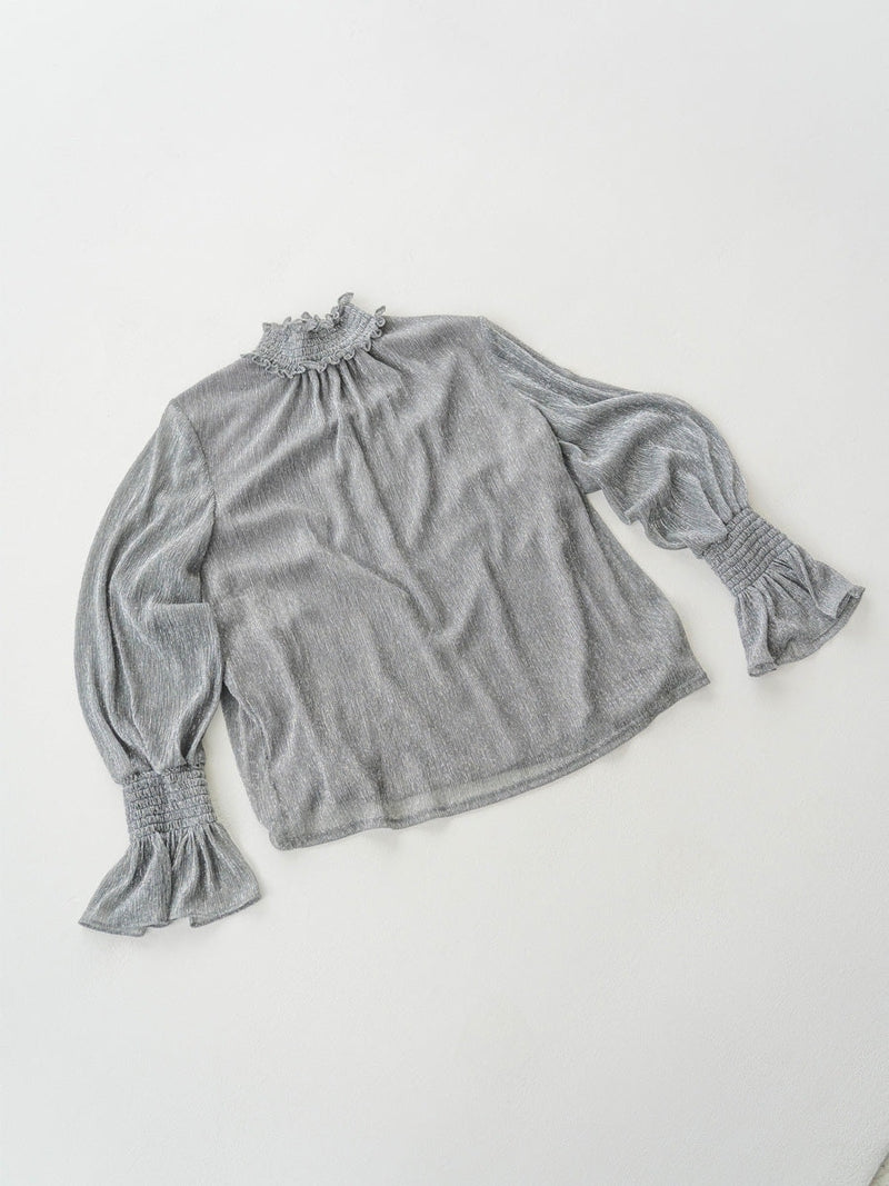 Mos Mosh Ximena Glam Blouse Silver