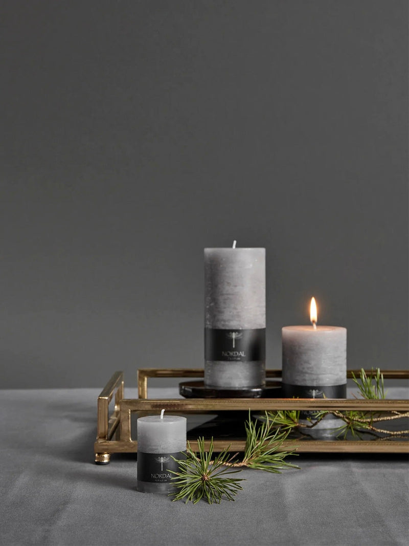 Nordal Candle M Grey