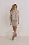 Soft mini skirt