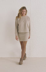 Soft mini skirt