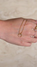 Dragonfly small gold charm