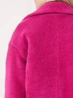 Repeat Cashmere Wool blend coat Jazzy Pink