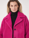 Repeat Cashmere Wool blend coat Jazzy Pink