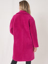 Repeat Cashmere Wool blend coat Jazzy Pink