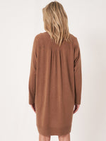 Repeat Cashmere High Neck Knit Dress Hazel