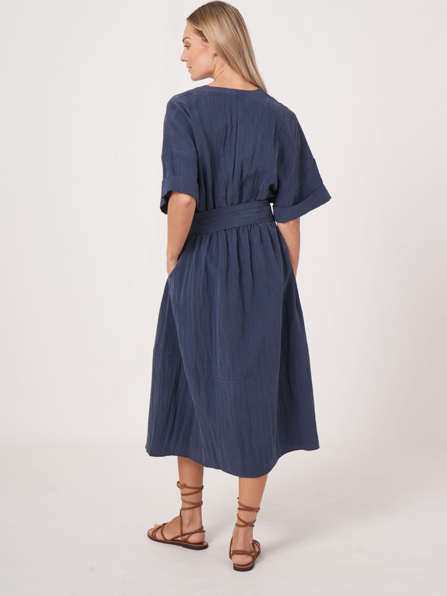 Repeat Cashmere Pitkä Paitamekko Sininen