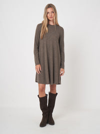 Repeat Cashmere Merino Neulemekko Ruskea