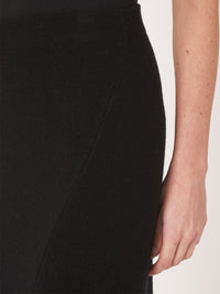 Repeat Merinowool skirt black