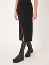 Repeat Merinowool skirt black