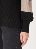 Repeat Cashmere Rollneck sweater Black Stone
