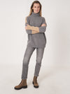 Repeat Roll neck sweater Grey