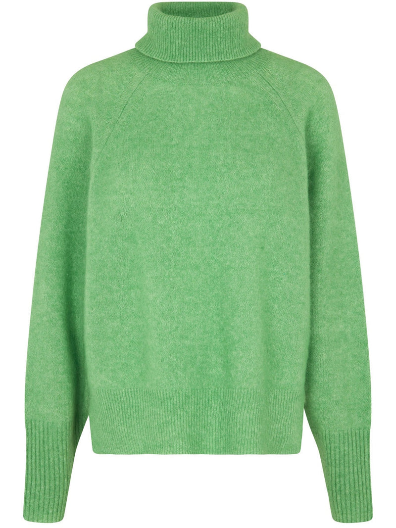 Second Female Brook Knit Oversize T-Neck Shamrock