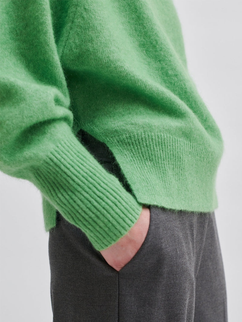 Second Female Brook Knit Oversize T-Neck Shamrock