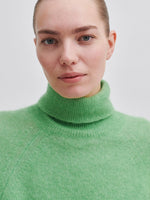 Second Female Brook Knit Oversize T-Neck Shamrock