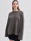 Second Female Brookline Knit Raglan O-Neck Major Brown
