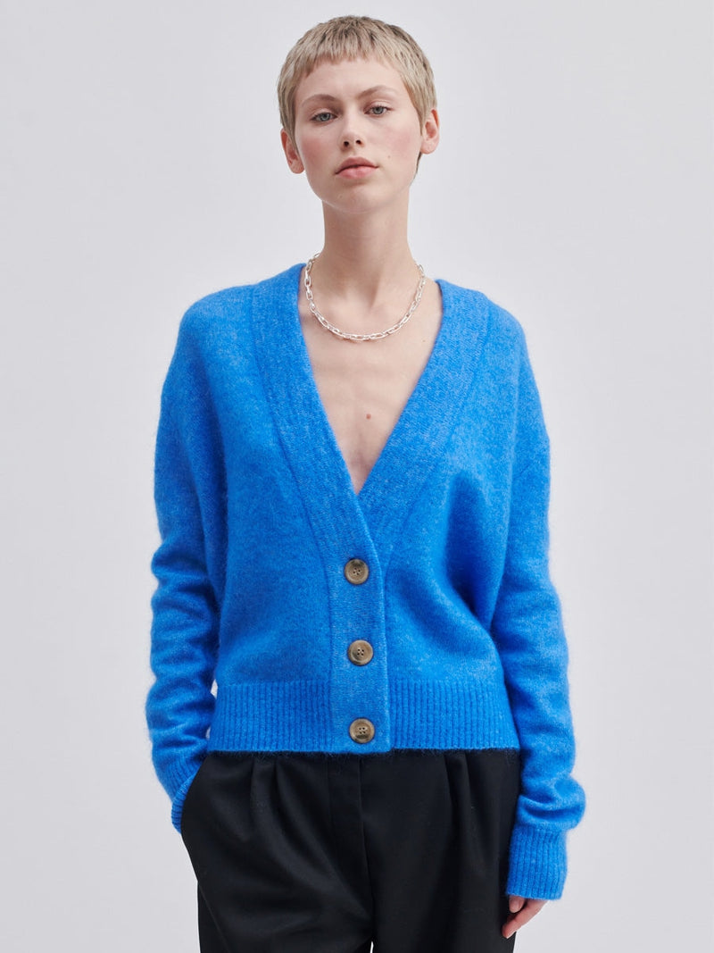 Second Female Brookline Knit Cardigan Campanula