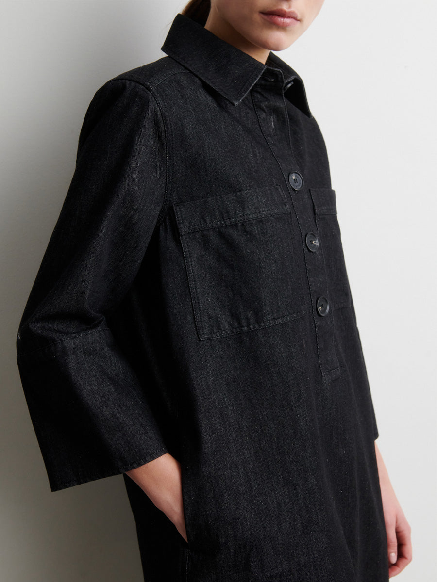 Second Female Dera Denimtunika Musta