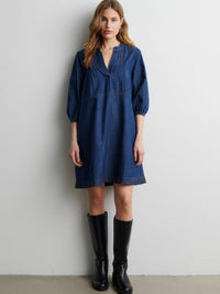 Second Female Evana Denimmekko Sininen
